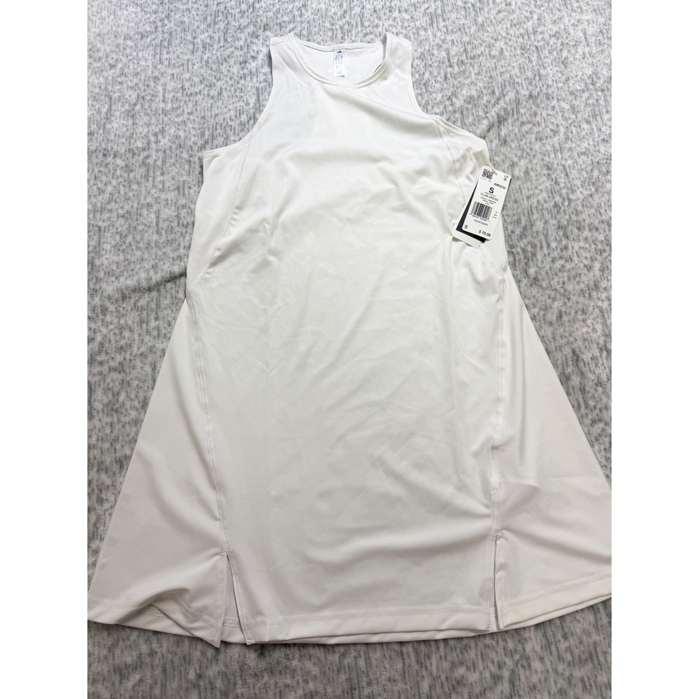 Adidas Women White Club Tennis Dress Climacool Racerback‎ JM6830 Size Small NWT